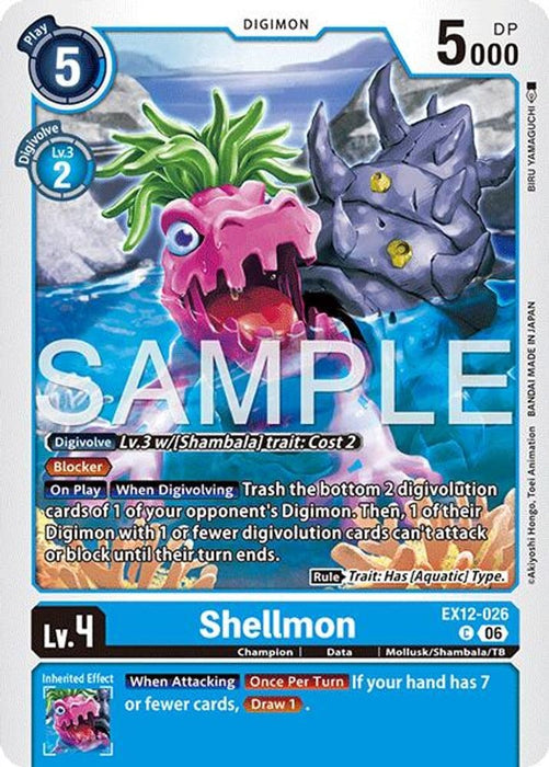 Shellmon (#EX12-026 C) (Digital World Shambala)