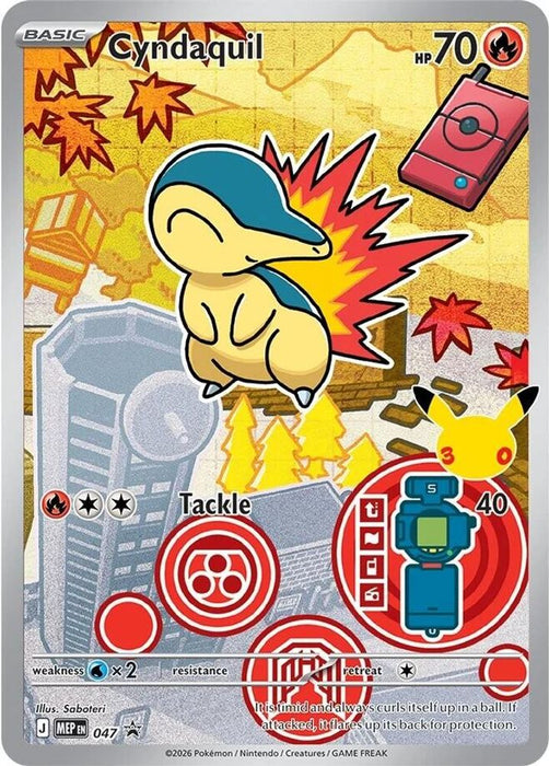 Cyndaquil - 047 (#047) (ME: Mega Evolution Promo) Near Mint Holofoil