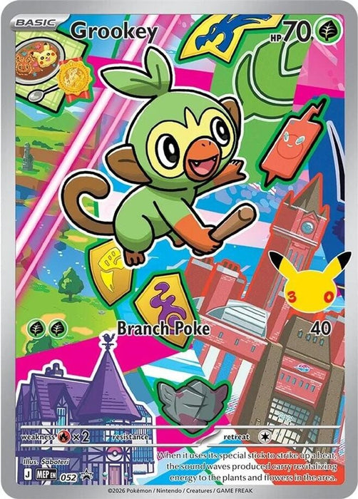 Grookey - 052 (#052) (ME: Mega Evolution Promo) Near Mint Holofoil