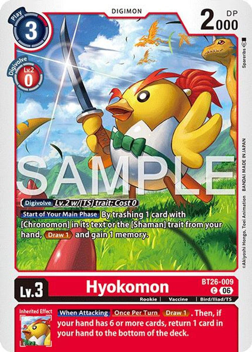 Hyokomon (#BT26-009 C) (Timeless Bonds) Near Mint