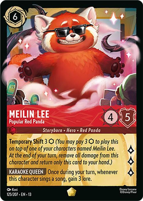 Meilin Lee - Popular Red Panda (#125/207) (Attack of the Vine!)