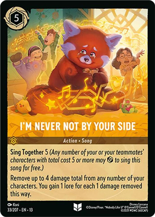 I'm Never Not by Your Side (#33/207) (Attack of the Vine!) Near Mint Cold Foil