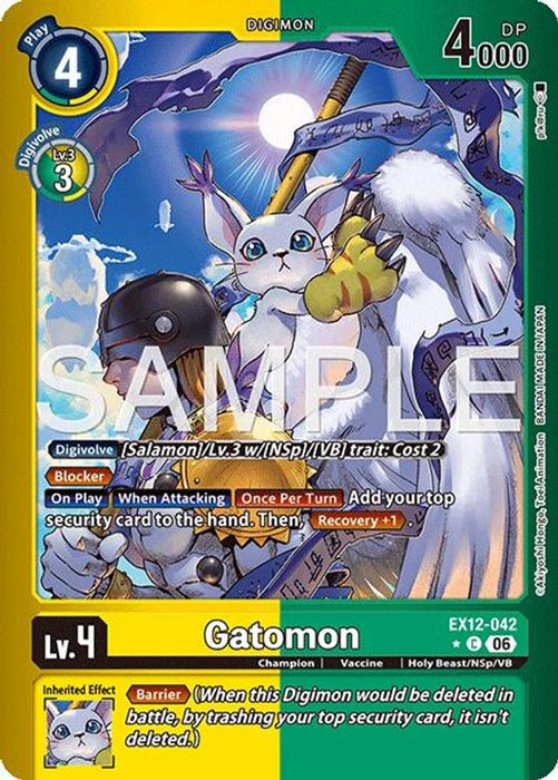 Gatomon (Limited Foil) (#EX12-042 C) (Digital World Shambala)