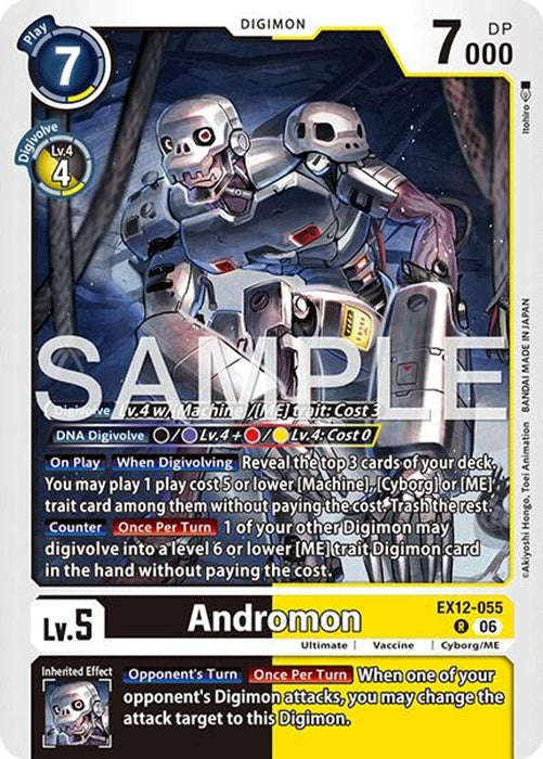 Andromon (#EX12-055 R) (Digital World Shambala)
