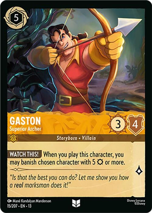 Gaston - Superior Archer (#15/207) (Attack of the Vine!) Near Mint