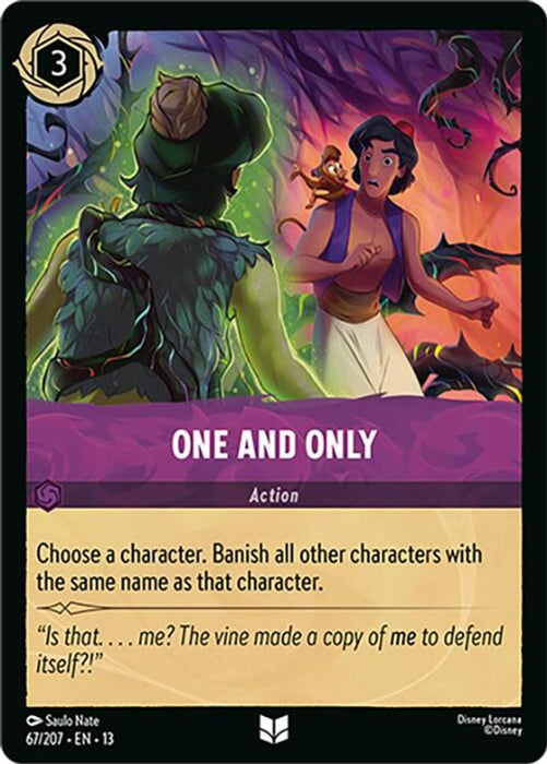 One and Only (#67/207) (Attack of the Vine!) Near Mint Cold Foil