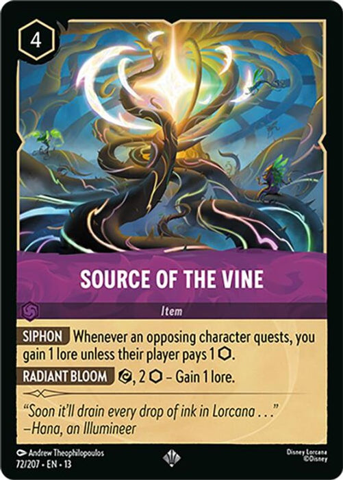 Source of the Vine (#72/207) (Attack of the Vine!) Near Mint
