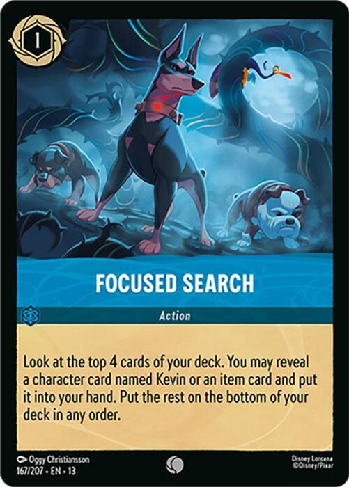 Focused Search (#167/207) (Attack of the Vine!) Near Mint Cold Foil