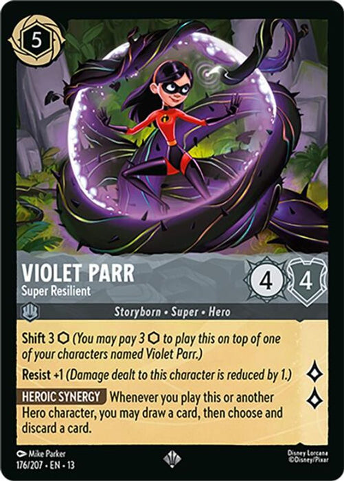 Violet Parr - Super Resilient (#176/207) (Attack of the Vine!) Near Mint