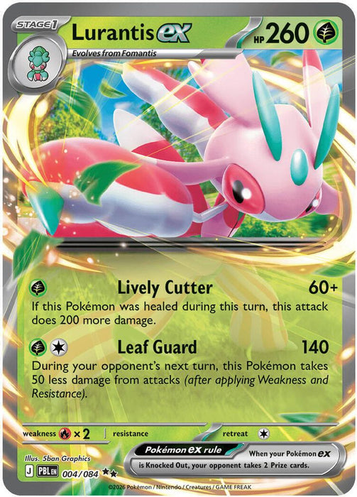 Lurantis ex - 004/084 (#004/084) (ME05: Pitch Black) Near Mint Holofoil