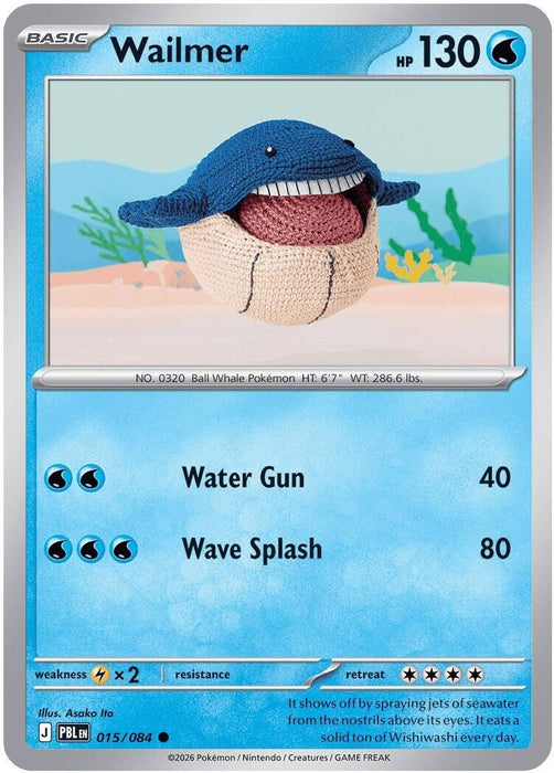 Image for Wailmer (015/084) [ME05: Pitch Black] (ME05) - Pokemon