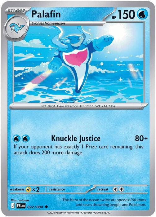 Palafin (#022/084) (ME05: Pitch Black) Near Mint Reverse Holofoil