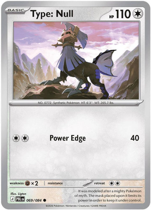 Type: Null (#069/084) (ME05: Pitch Black)