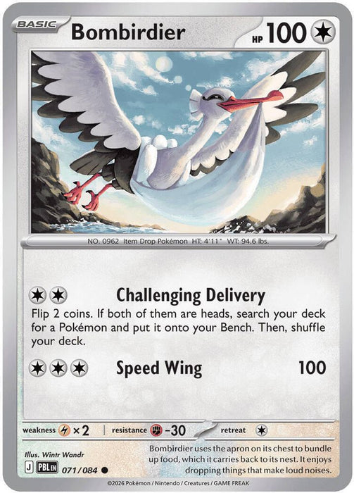 Bombirdier (#071/084) (ME05: Pitch Black) Near Mint Reverse Holofoil