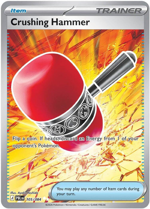 Image for Crushing Hammer (105/084) [ME05: Pitch Black] (ME05) - Pokemon