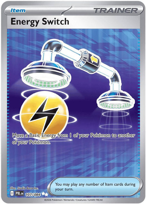 Energy Switch (#107/084) (ME05: Pitch Black) Near Mint Holofoil
