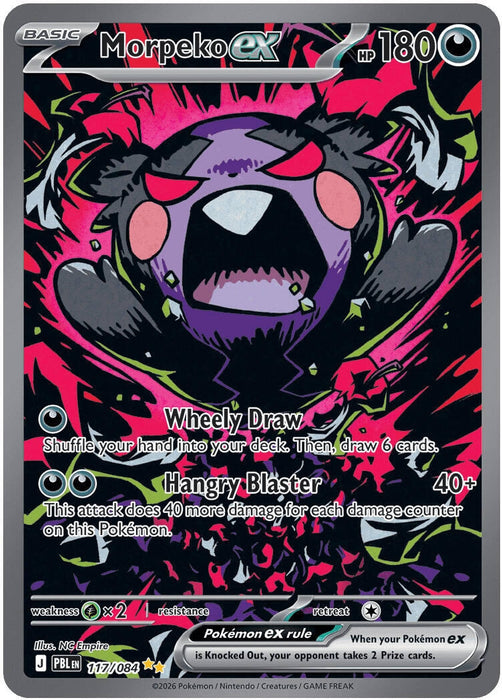 Image for Morpeko ex (117/084) [ME05: Pitch Black] (ME05) - Pokemon