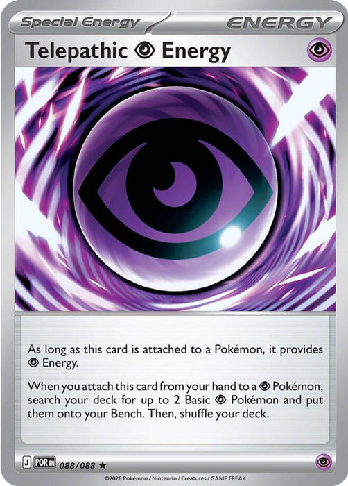 Telepathic Psychic Energy - 088/088 (Non-Holo) (#088/088) (Deck Exclusives) Near Mint