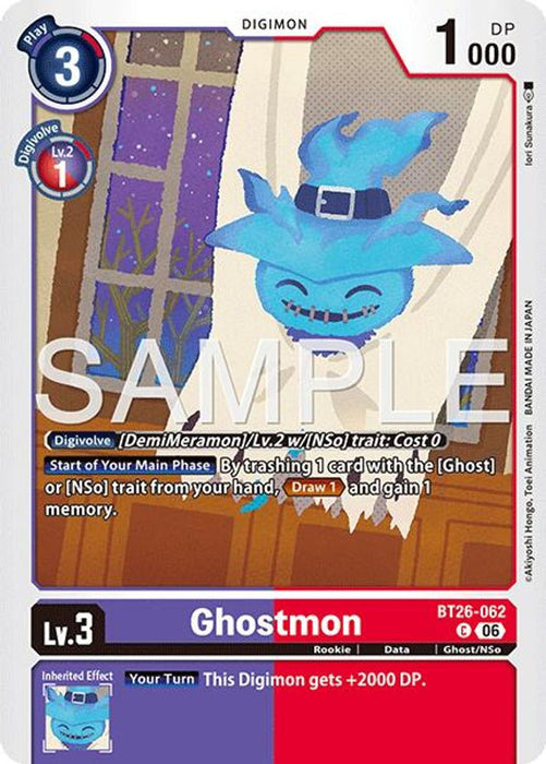 Ghostmon (#BT26-062 C) (Timeless Bonds) Near Mint