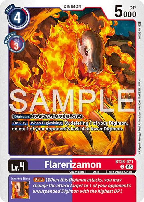Flarerizamon (#BT26-071 C) (Timeless Bonds) Near Mint
