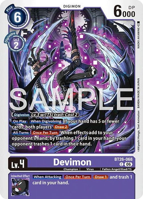 Devimon (#BT26-068 C) (Timeless Bonds) Near Mint