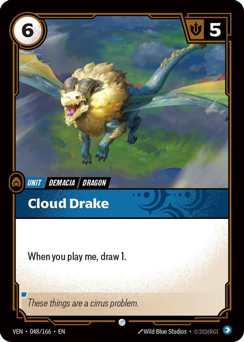 Cloud Drake (#048/166) (Vendetta) Near Mint