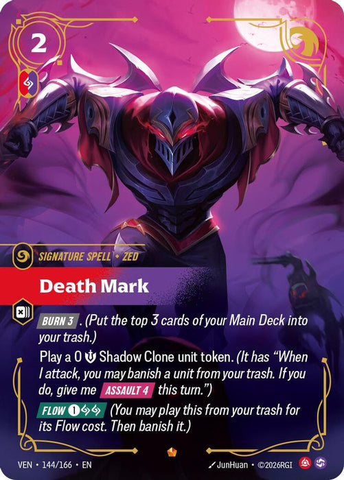 Death Mark (#144/166) (Vendetta) Near Mint Foil