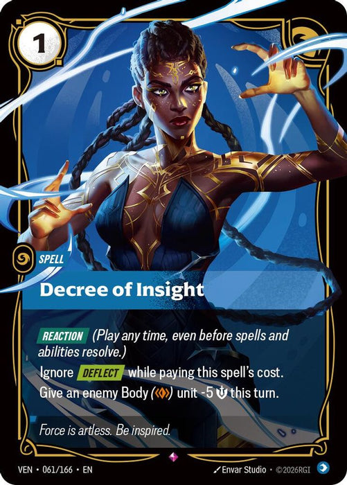 Decree of Insight (#061/166) (Vendetta) Near Mint Foil