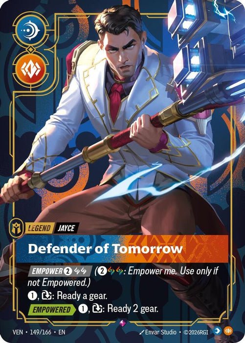 Jayce, Defender of Tomorrow (#149/166) (Vendetta) Near Mint Foil
