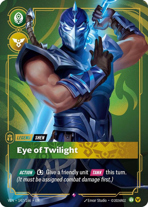 Shen, Eye of Twilight (#147/166) (Vendetta) Near Mint Foil