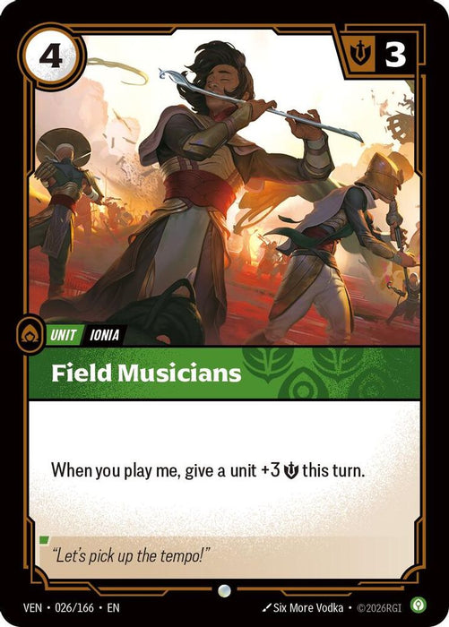 Field Musicians (#026/166) (Vendetta) Near Mint