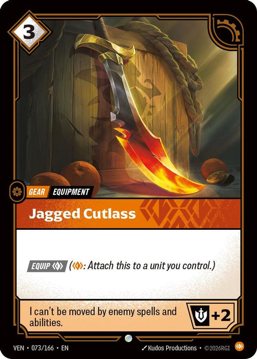 Jagged Cutlass (#073/166) (Vendetta) Near Mint