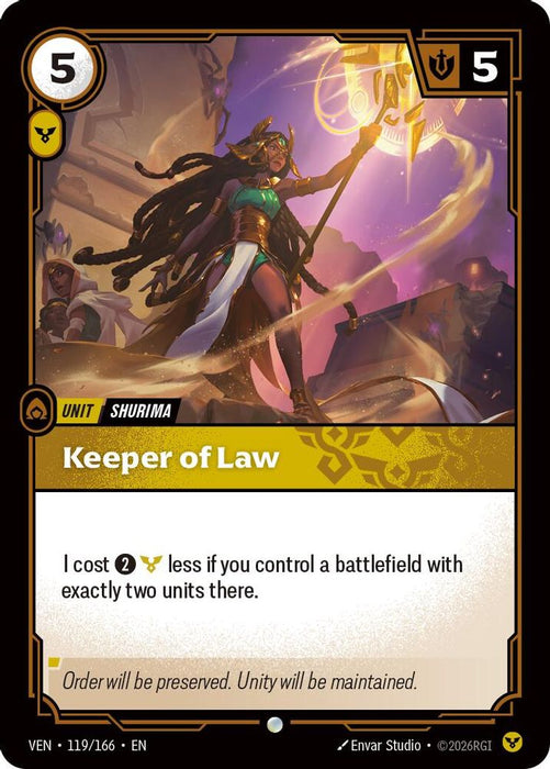 Keeper of Law (#119/166) (Vendetta) Near Mint