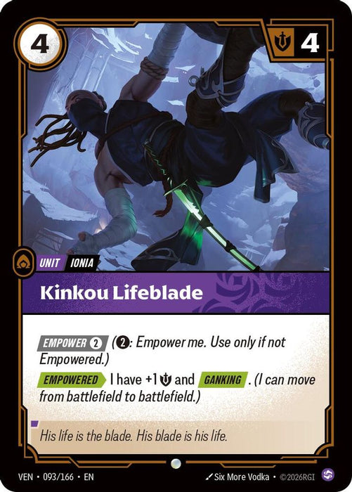 Kinkou Lifeblade (#093/166) (Vendetta) Near Mint