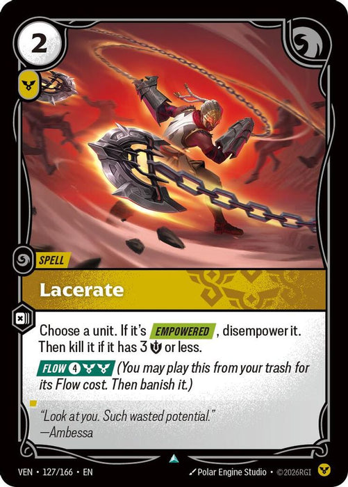 Lacerate (#127/166) (Vendetta) Near Mint