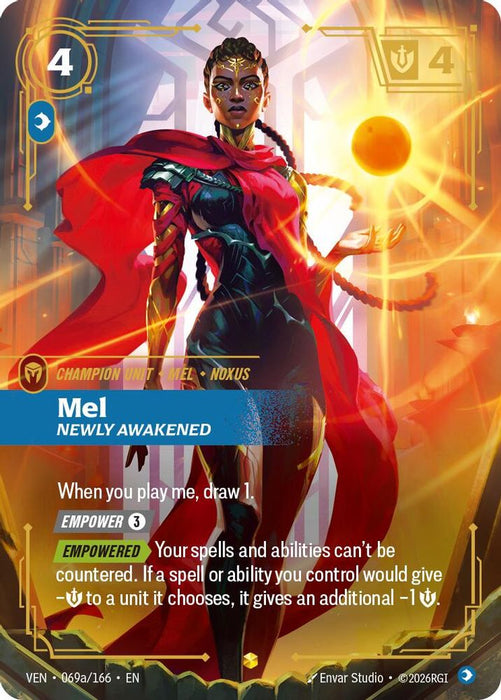 Mel, Newly Awakened (Alternate Art) (#069a/166) (Vendetta) Near Mint Foil