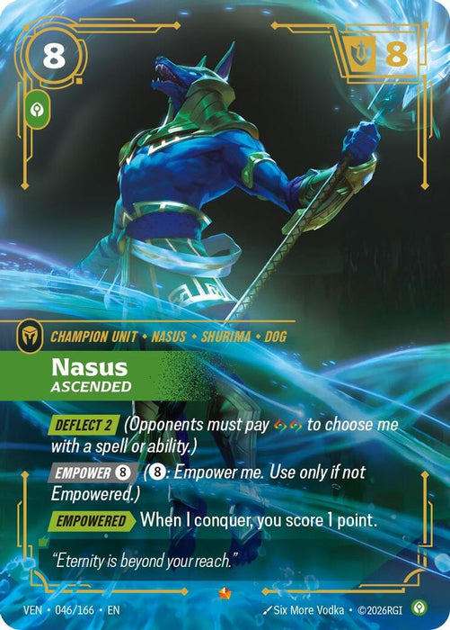 Nasus - Ascended (#046/166) (Vendetta) Near Mint Foil