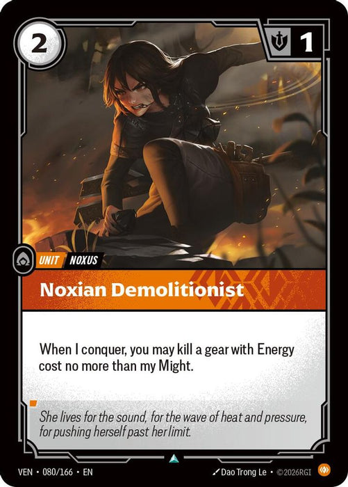 Noxian Demolitionist (#080/166) (Vendetta) Near Mint
