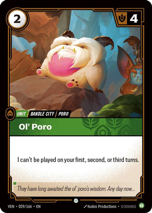 Ol' Poro (#029/166) (Vendetta) Near Mint