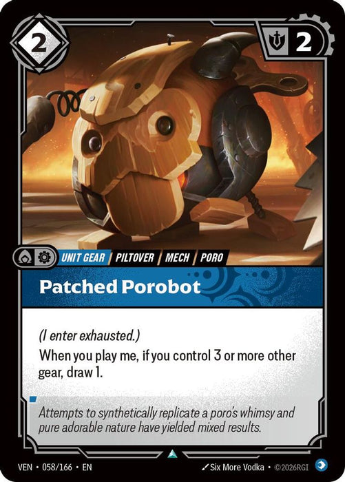 Patched Porobot (#058/166) (Vendetta) Near Mint