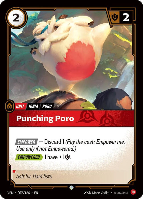 Punching Poro (#007/166) (Vendetta) Near Mint