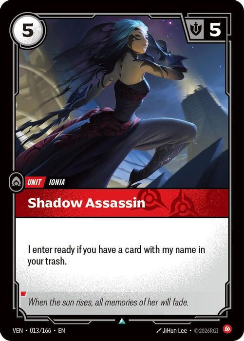 Shadow Assassin (#013/166) (Vendetta) Near Mint