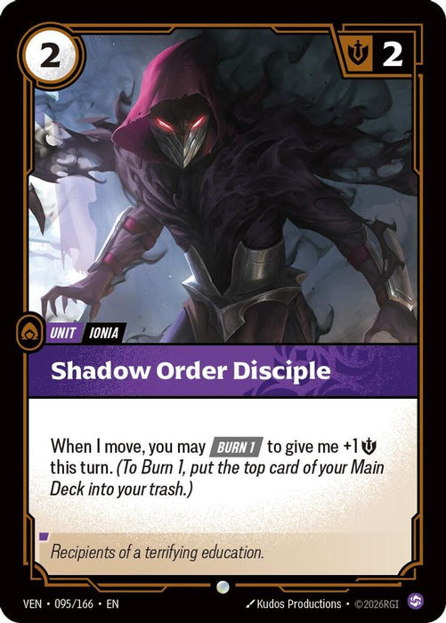 Shadow Order Disciple (#095/166) (Vendetta) Near Mint