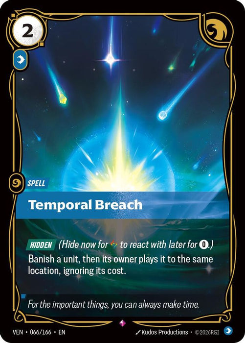 Temporal Breach (#066/166) (Vendetta) Near Mint Foil