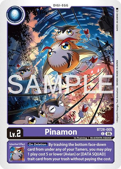 Pinamon (#BT26-005 C) (Timeless Bonds) Near Mint