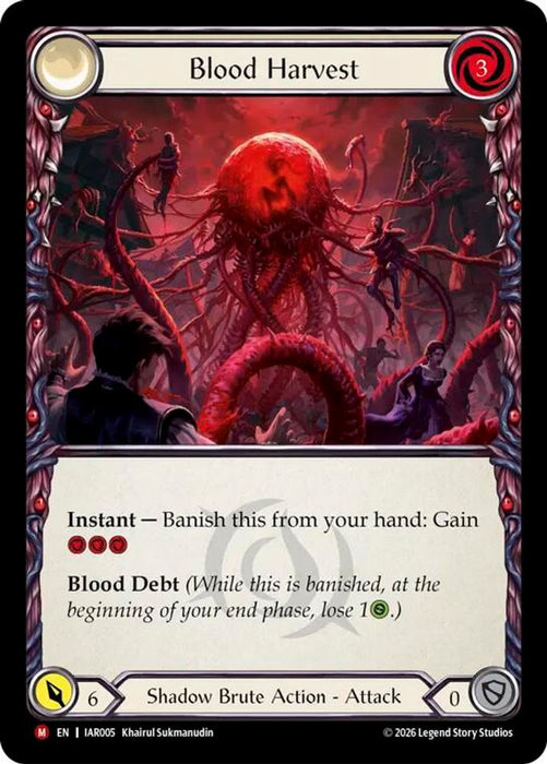 Blood Harvest (#IAR005) (Usurp the Shadow Throne) Near Mint