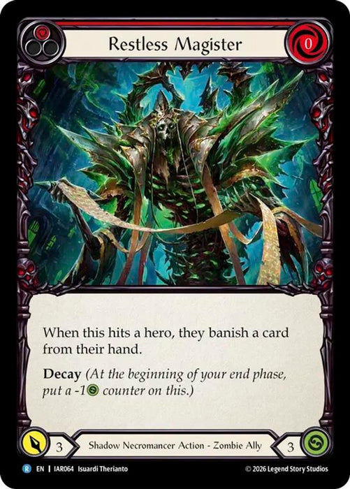 Restless Magister (#IAR064) (Usurp the Shadow Throne) Near Mint