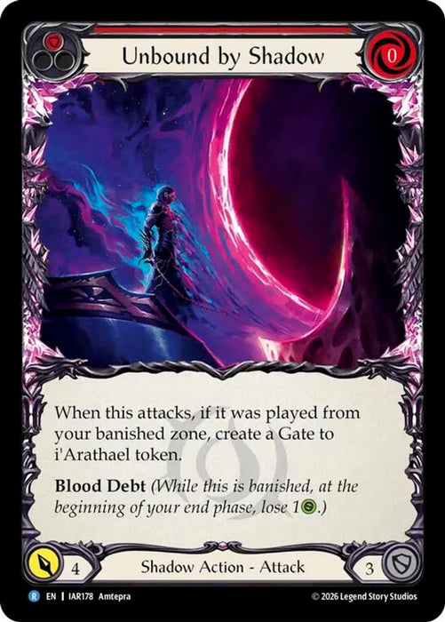 Unbound by Shadow (#IAR178) (Usurp the Shadow Throne) Near Mint