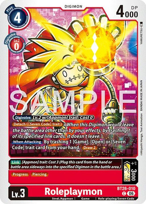 Roleplaymon (#BT26-010 C) (Timeless Bonds) Near Mint