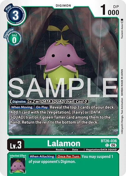 Lalamon (#BT26-036 C) (Timeless Bonds) Near Mint